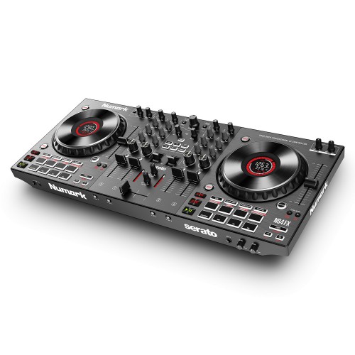 Controlador DJ 4 Canales Numark NS4FX angle2