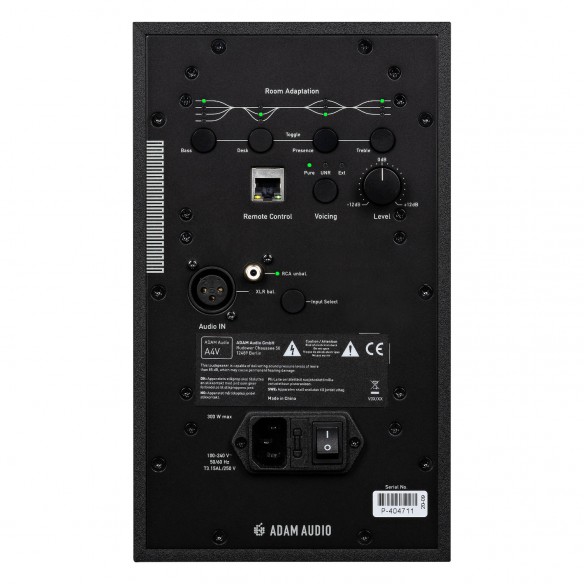 Monitor de Estudio Activo ADAM A4V rear