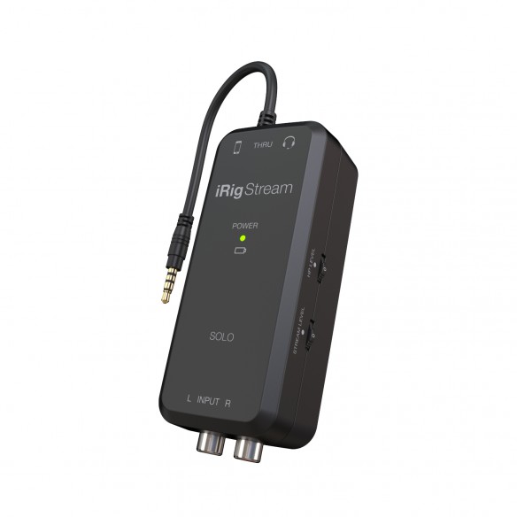 Interface Audio iOS IK Multimedia iRig Stream Solo angle2