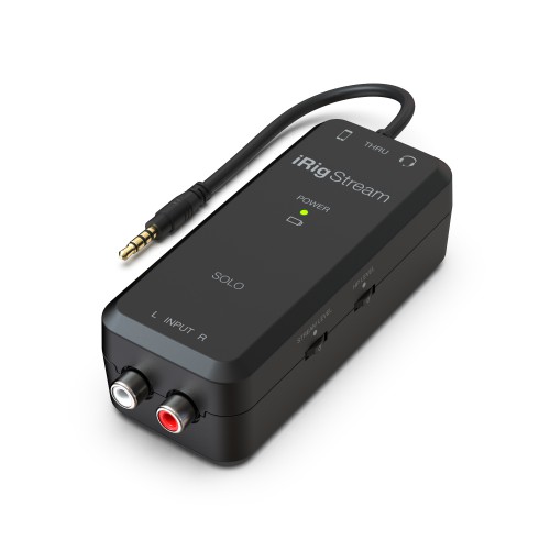 Interface Audio iOS IK Multimedia iRig Stream Solo angle4