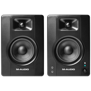 Monitores de Estudio Activos M-Audio BX4BT (Pareja) angle 2