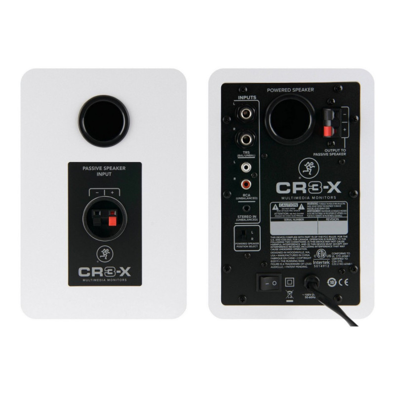 Mackie CR3-X Arctic White (Pareja)