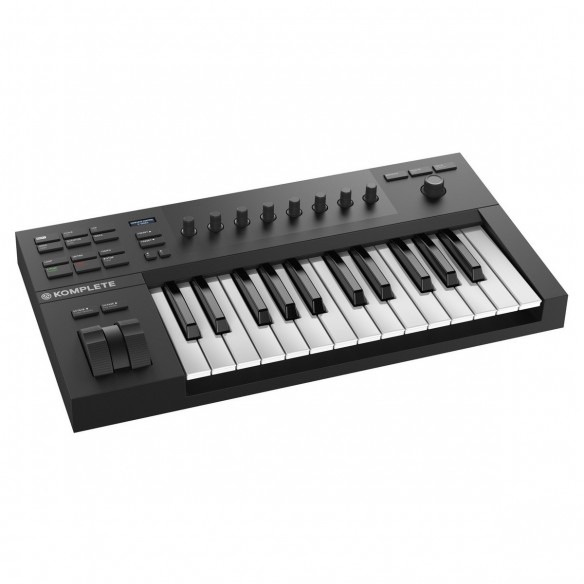  Teclado Controlador MIDI USB 25 Teclas Native Instruments Komplete Kontrol A25 angle