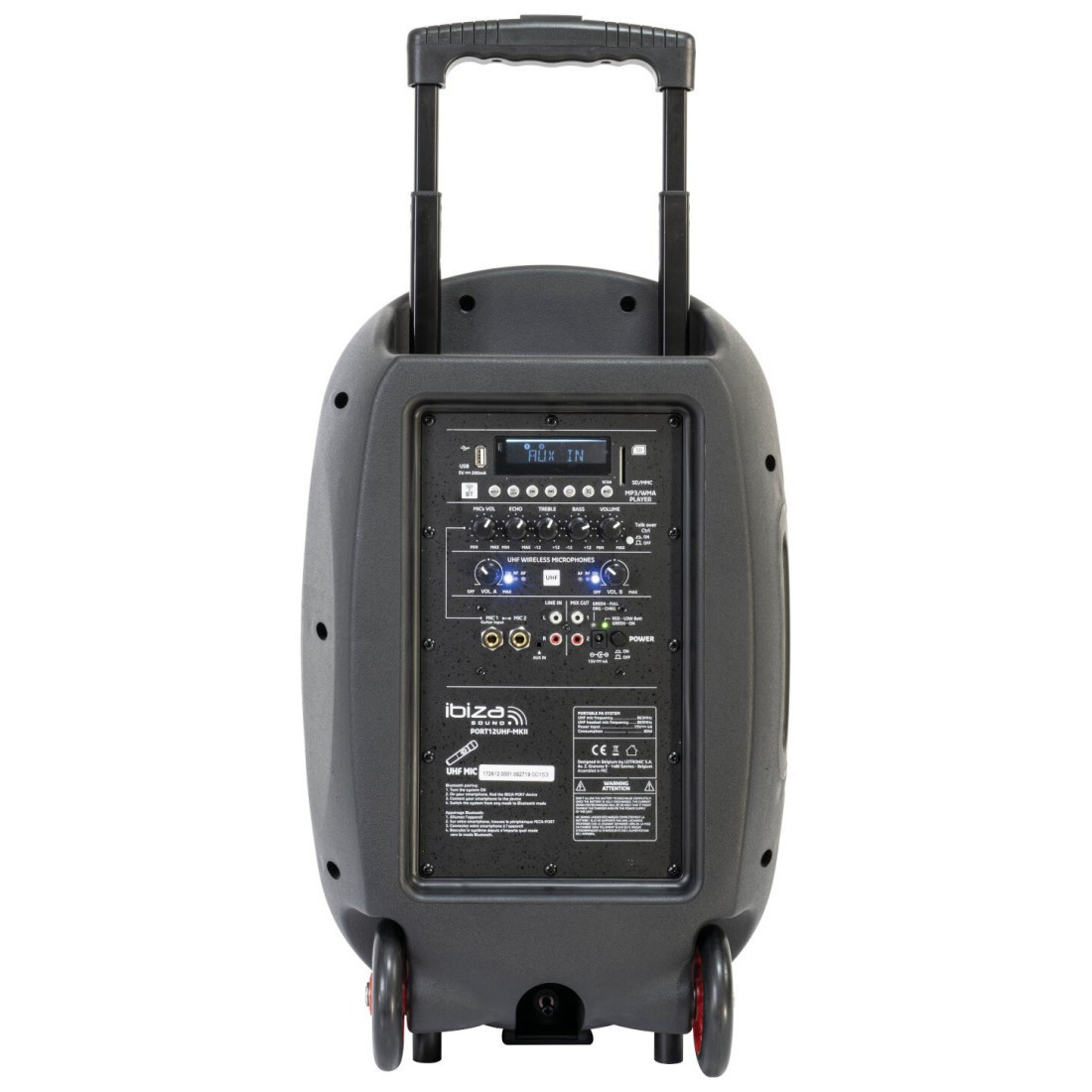 Ibiza Sound PORT12UHF-MKII-TWS (Bluetooth)
