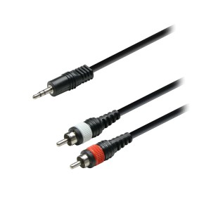 Cable OQAN QABLP MJST-1.8-2RCA MOLD (Minijack/M Stereo-2 RCA/M)