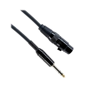 Cable OQAN QABLP XLRF-10-JST BK (Jack/M Stereo-XLR/H)