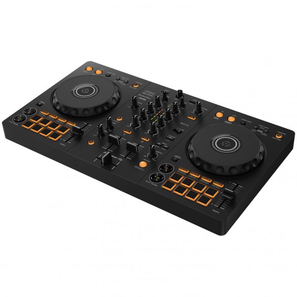 Controlador DJ 2 Canales Pioneer DJ DDJ-FLX4 angle