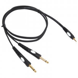 Cable de Audio BST MINIJACK/JACK-3 (Minijack/M Stereo-2 Jack/M Mono)